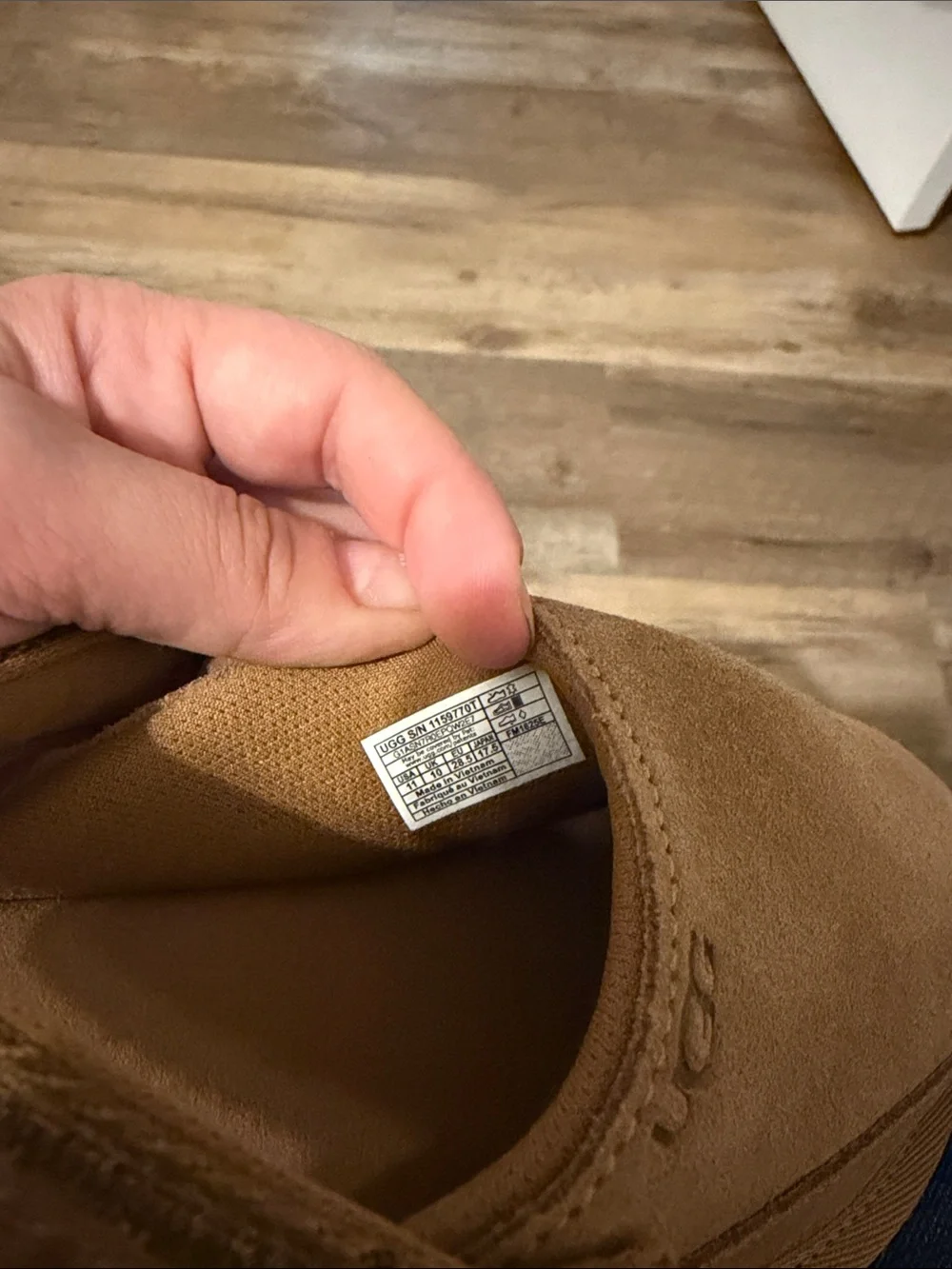 UGG Kids Chestnut Suede Slingback Slip-On